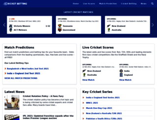 cricket-betting.in screenshot