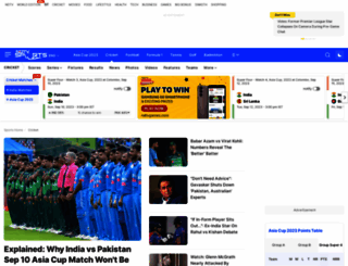 cricket.ndtv.com screenshot