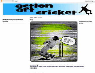 cricketactionart.blogspot.co.nz screenshot