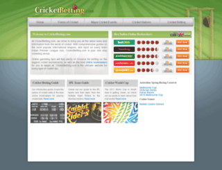 cricketbetting.com screenshot