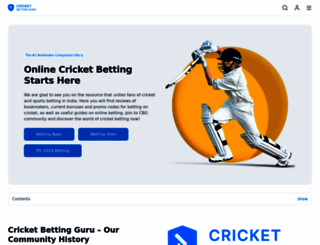 cricketbettingguru.com screenshot
