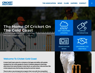 cricketgoldcoast.com.au screenshot