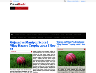 cricketherald.com screenshot