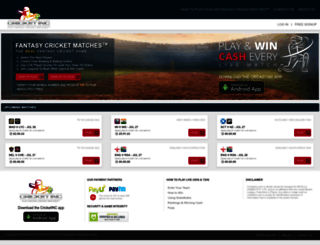 cricketinc.com screenshot