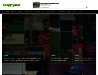 cricketmr360.com screenshot