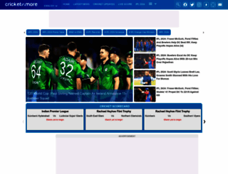 cricketnmore.com screenshot