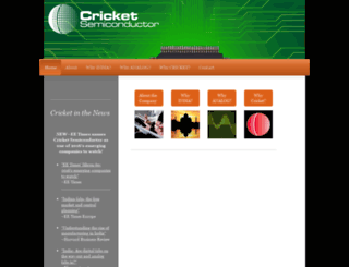 cricketsemiconductor.com screenshot