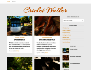 cricketwalker.com screenshot
