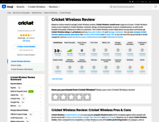 cricketwireless.knoji.com screenshot