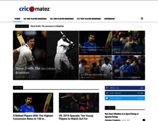 cricmatez.com screenshot