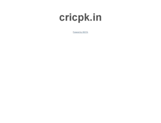cricpk.in screenshot