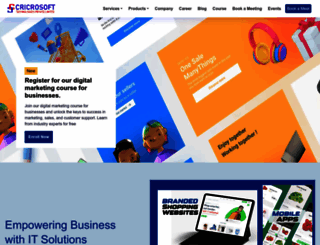 cricrosoft.com screenshot
