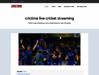 crictime-live.com screenshot