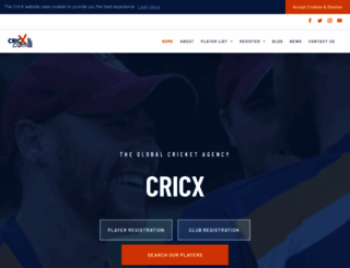 cricx.com screenshot