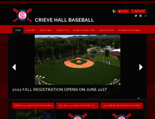 crievehallbaseball.com screenshot