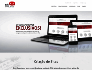 criewebsite.com.br screenshot