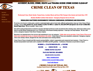 crimecleanoftexas.com screenshot