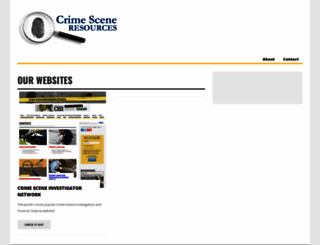 crimesceneresources.com screenshot