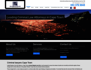 criminalattorneycape.co.za screenshot