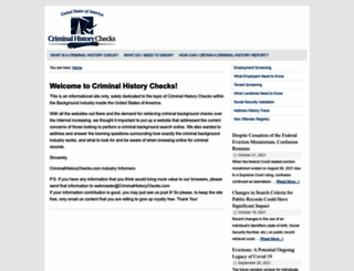 criminalhistorychecks.com screenshot