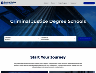 criminaljusticedegreeschools.com screenshot