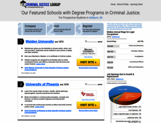 criminaljusticelookup.com screenshot