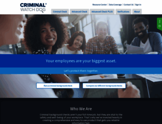criminalwatchdog.com screenshot