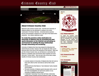 crimsoncountryclub.com screenshot