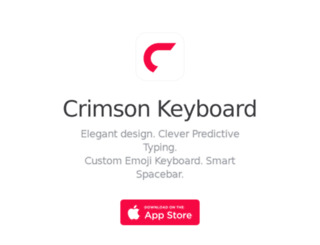 crimsonkeyboard.com screenshot
