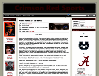crimsonredsports.com screenshot