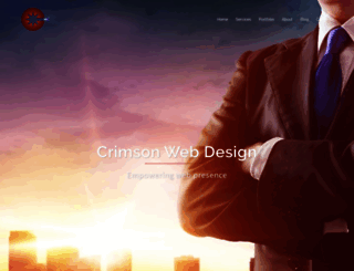 crimsonwebdesign.com screenshot