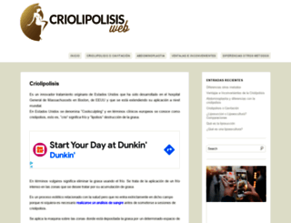 criolipolisisweb.com screenshot