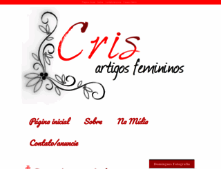 crisartigosfemininos.blogspot.com.br screenshot