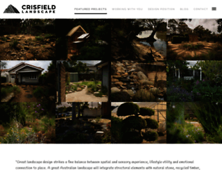 crisfieldlandscape.com.au screenshot