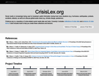 crisislex.org screenshot