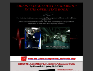 crisismanagementleadership.com screenshot