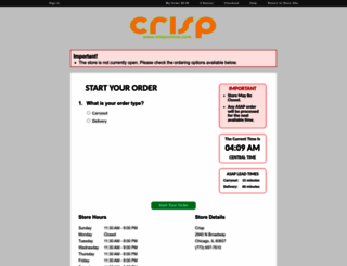 crisp.cuteorder.com screenshot