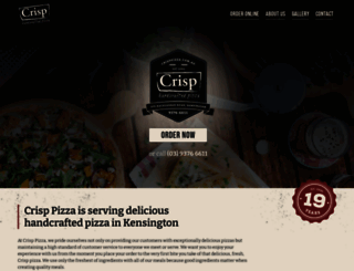 crisppizza.com.au screenshot