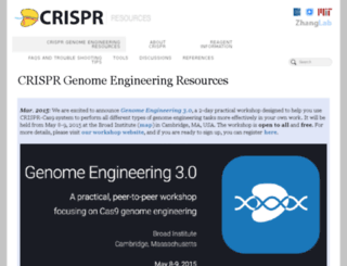 crispr.genome-engineering.org screenshot