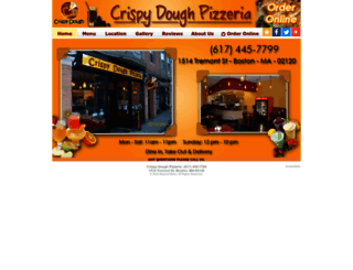 crispydoughpizzeria.com screenshot