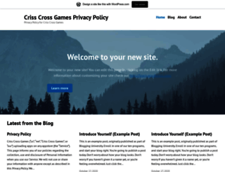 crisscrossprivacy.wordpress.com screenshot