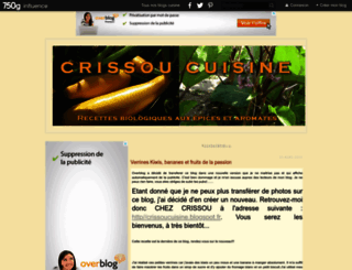 crissoucuisine.over-blog.com screenshot