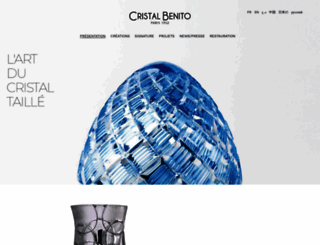 cristal-benito.fr screenshot