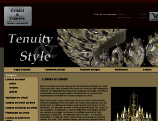 cristaletlustres.com screenshot