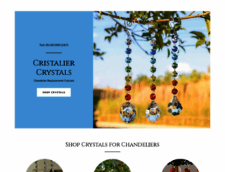 cristaliercrystals.com screenshot