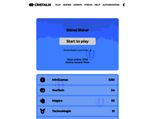 cristalix.ru screenshot