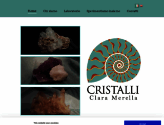 cristallidiclaramerella.it screenshot