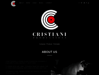 cristianiproductions.com screenshot