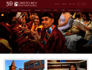 cristorey.net screenshot