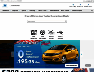 criswellhonda.com screenshot